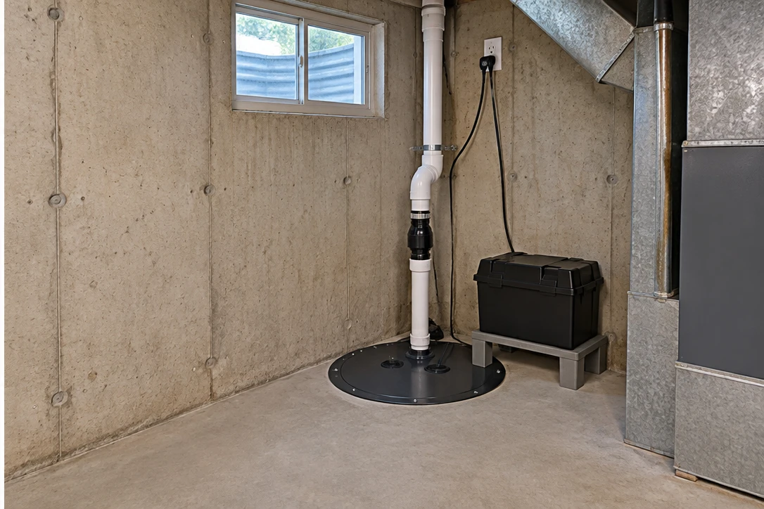 Basement Waterproofing material and layout inspiration